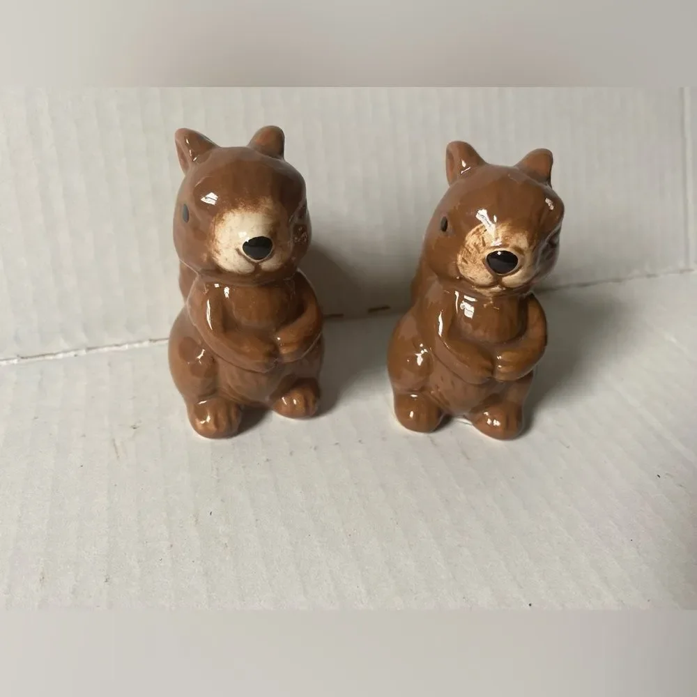 Woodland Squirrels Salt & Pepper Shakers